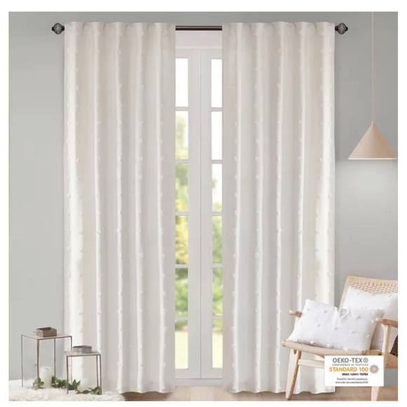 Urban Habitat Ivory Window Curtains (X2) - Picture 6 of 7